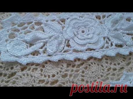Манжеты и воротничок Белое кружево