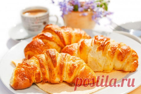 Свежие воздушные круассаны за полчаса
