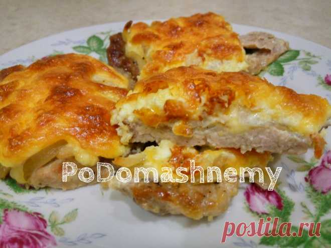 Сочное мясо в духовке под шубой