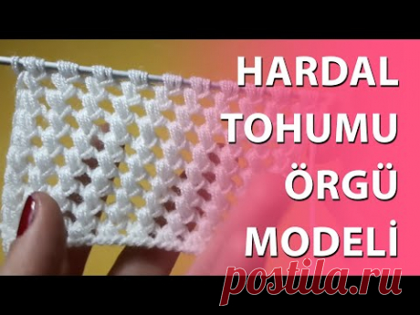HARDAL TOHUMU ÖRGÜ MODELİ - #örgü #knitting