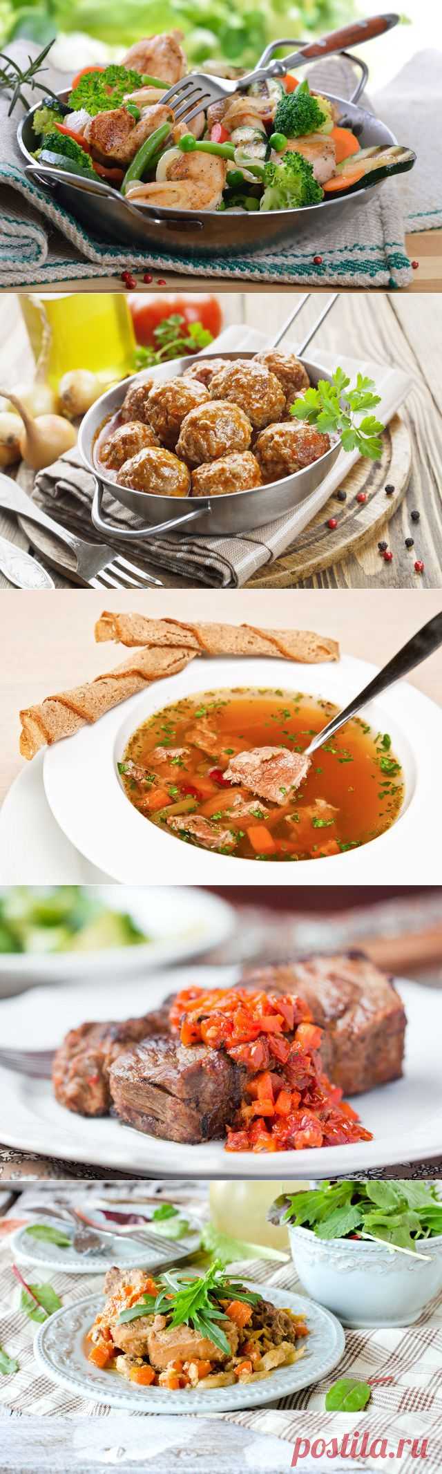 Блюда из мяса: диетические рецепты с фото