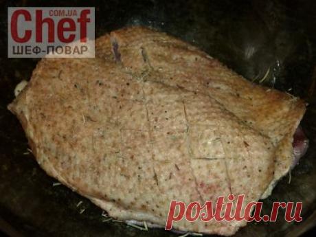 Утиная грудка под винным соусом / Мясные блюда / Рецепты / Шеф-повар – простые и вкусные кулинарные рецепты, -рецепты, видео-рецепты