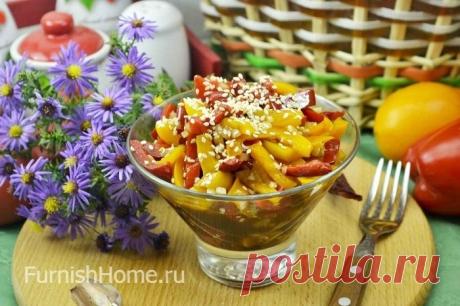 Салат из болгарского перца по-азиатски