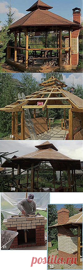 Китайская беседка - Построим дом и дачу сами