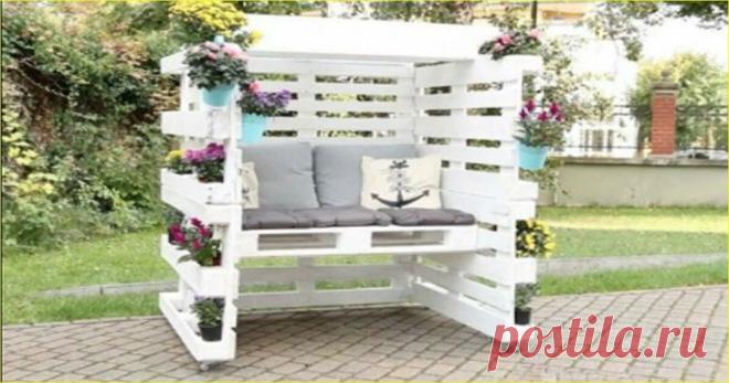 Несколько шикарных идей из деревянных поддонов на даче Что еще смастерить из деревянных поддонов на даче? Вот 17 шикарных идей Практичные примеры мебели из паллет, которые можно реализовать этой весной. Многие считают, что из деревянные поддоны годятся для того, чтобы использовать их в перевозке грузов...