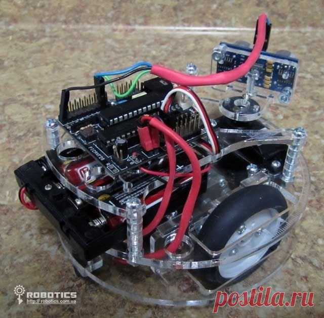 Руководство по изготовлению робота-черепахи с гидролокатором на Arduino