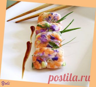 Скариди в оризови кори