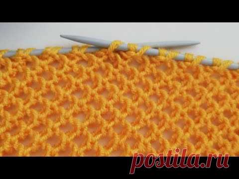 Ajurlu file çok kolay çok güzel iki şiş örgü modeli  🎉Ajurlu mesh knitting model