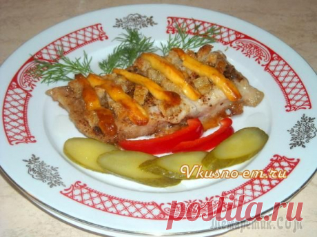 РЫБА В СУХАРИКАХ С СЫРОМ
