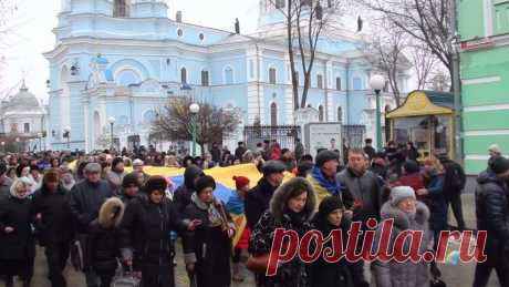 18 января сумчане высказали свой протест против терроризма (фото, видео)