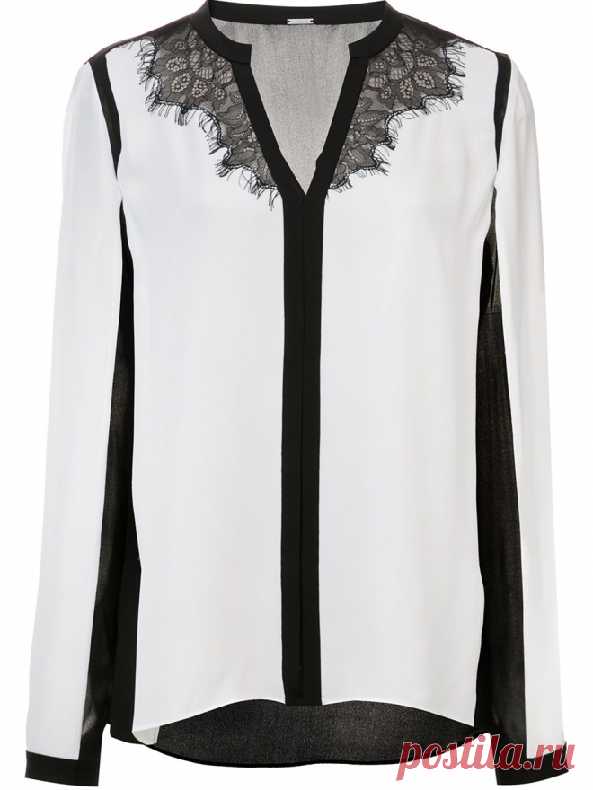 Elie Tahari Блузка Дизайна Колор-блок - Farfetch