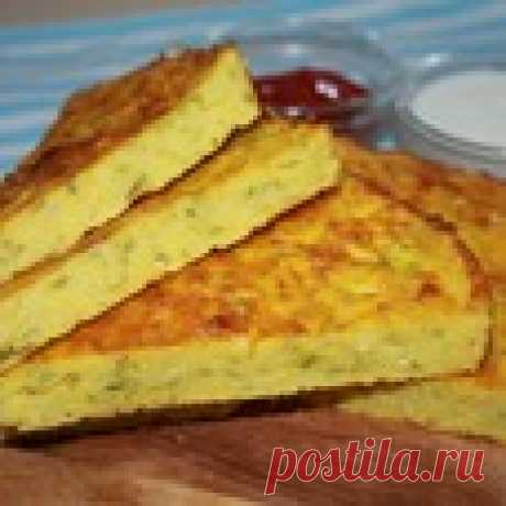 Заливной пирог с кабачком Кулинарный рецепт