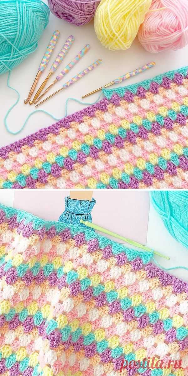Идеи вязания крючком в полоску для бабушки и бесплатные выкройки | Crochetpedia