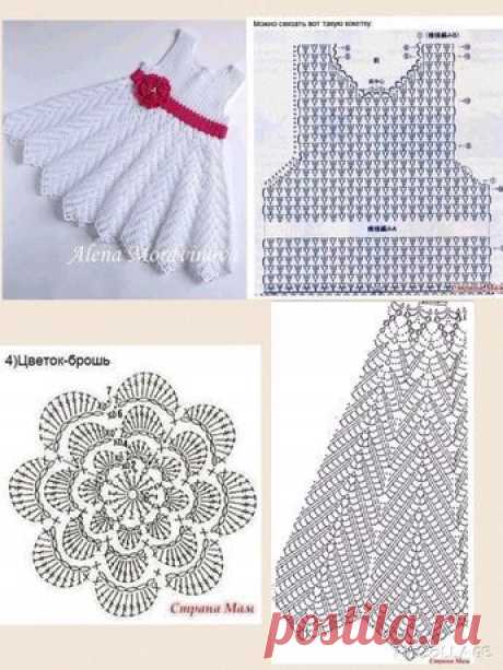 Images By Marielos Castillo On Vestidos, Blusas Y Faldas Niña Crochet BFA