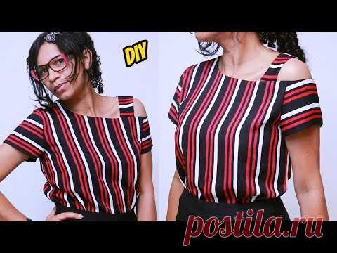 BLUSA FÁCIL COSTURA DE HOJE MODA 2020- Luciete Vasconcelos