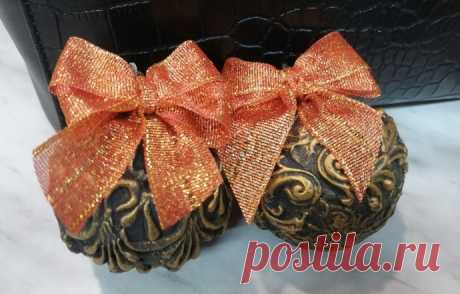 Украшения на елку своими руками 1 часть. Много идей.