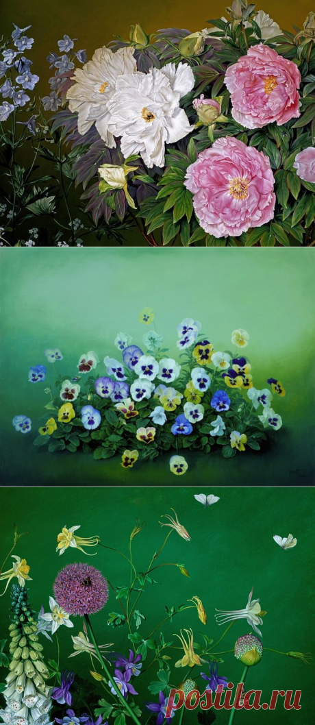 Цветы Души Моей...  Цветочные натюрморты от художника Jose Escofet
