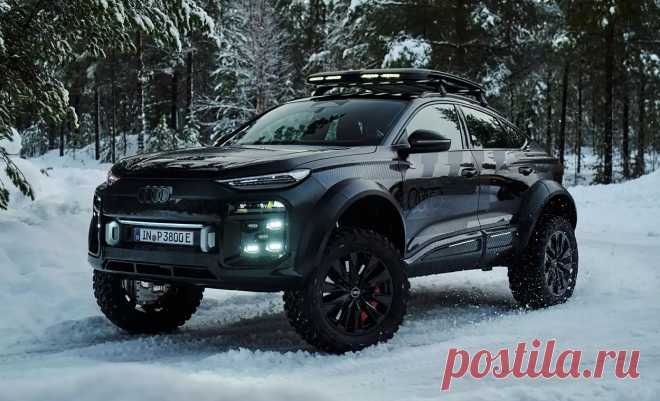 Audi Q6 e-tron Offroad 2025: концепт электрического внедорожника