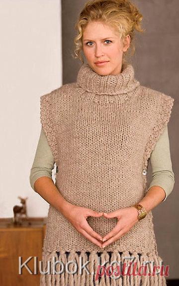 Пончо-жилет. | Клубок