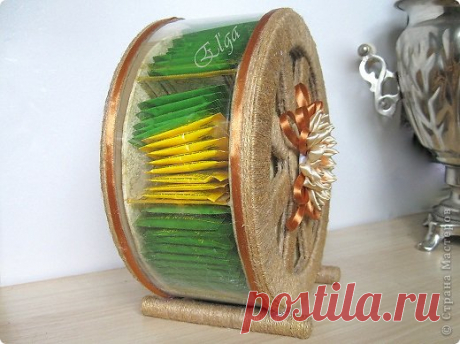 Колесо для чайных пакетиков — Сделай сам, идеи для творчества - DIY Ideas