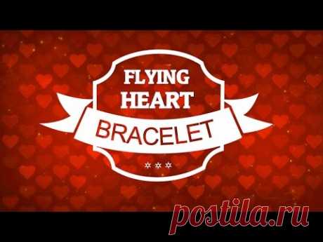 Flying Heart Bracelet for Valentines | Macrame School