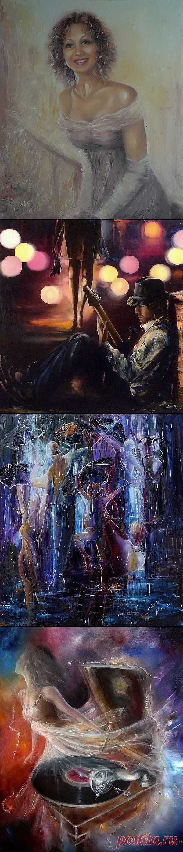 Жизнь в стиле джаз... Художник Лора Васко (Lora Vasko).