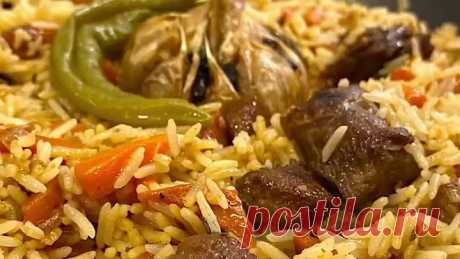 Делюсь с Вами свои процессом приготовления очень вкусного рассыпчатого плова!
