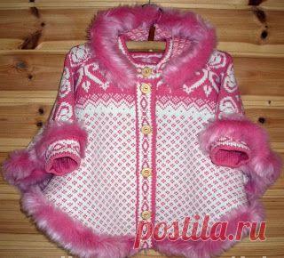 Панчо для девочки - Шерстинка - вязание для детей и взрослых