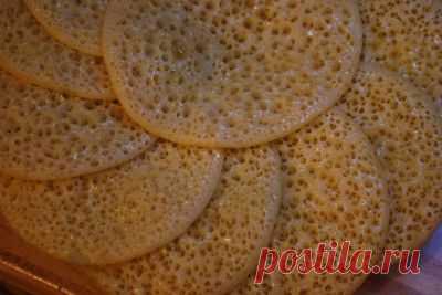 Марокканские блинчики Beghrir