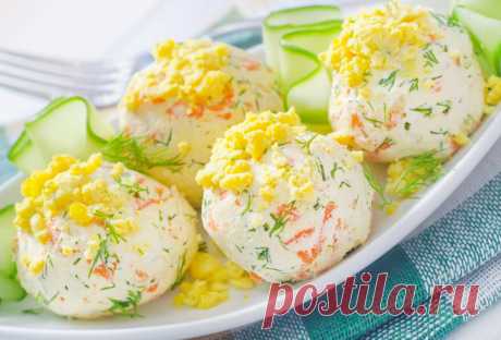 Сырные шарики из крабовых палочек | MaxMenu.Ru - Кулинарные рецепты