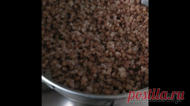 Гречневая каша с грибным соусом