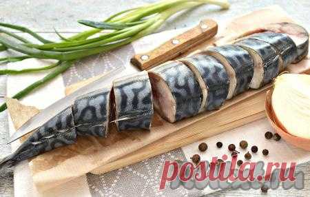 ღКак засолить скумбрию в рассоле целиком