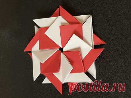 modular Origami Star, Modular origami tutorial, Origami tutorial