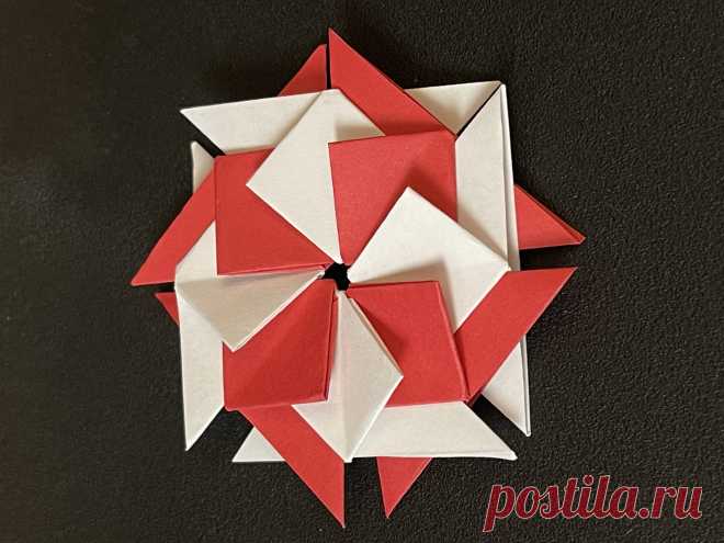 modular Origami Star, Modular origami tutorial, Origami tutorial