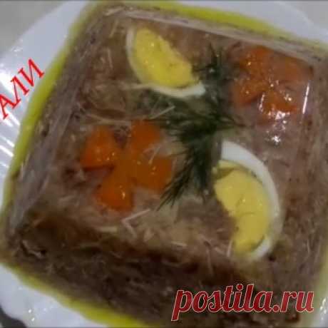 ХОЛОДЕЦ ИЗ ПЕТУХА С ГОВЯДИНОЙ - МирТесен