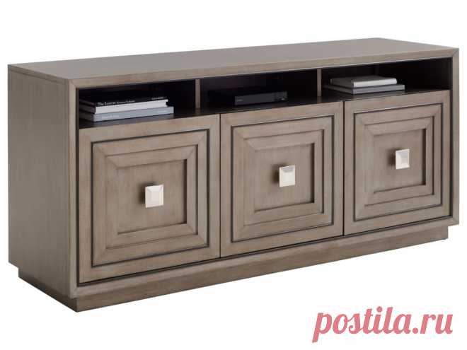 Lexington Ariana 732-907 Basel Media Console with Wire Management Grommets | Hudson's Furniture | TV Stands