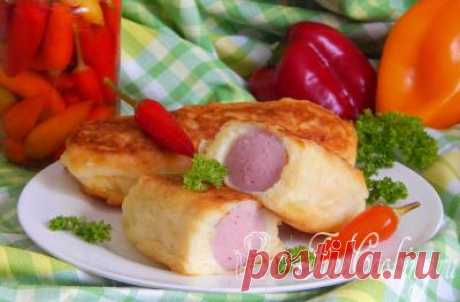 Сосиски в картофельной шубке