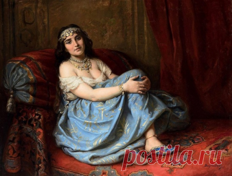 Художник Jean-Joseph Benjamin-Constant (1845 – 1902). Дивная звезда Востока
