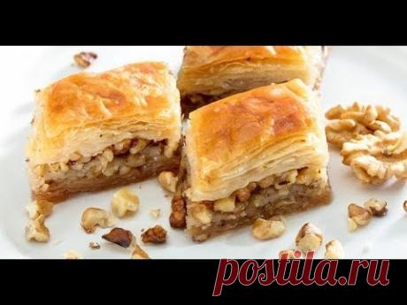 Турецкая свекровь готовит пахлаву/Рецепт турецкой сладости/Kolay Ev Baklavası Nasıl Yapılır?