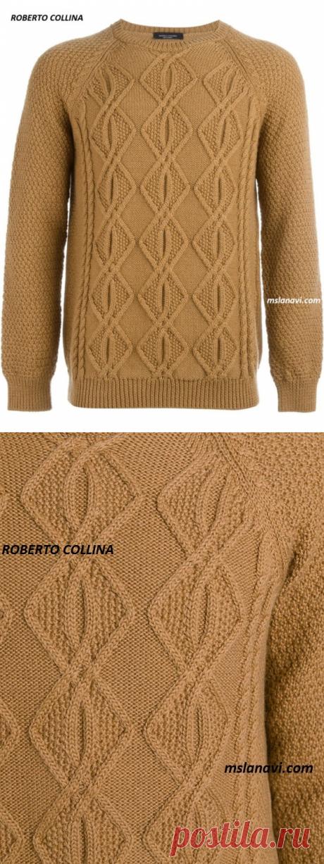 Мужской вязаный свитер | Вяжем с Лана Ви