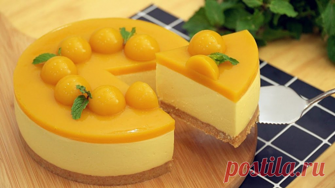 Идеальный летний чизкейк без выпечки Удивите домашних вкусным десертом