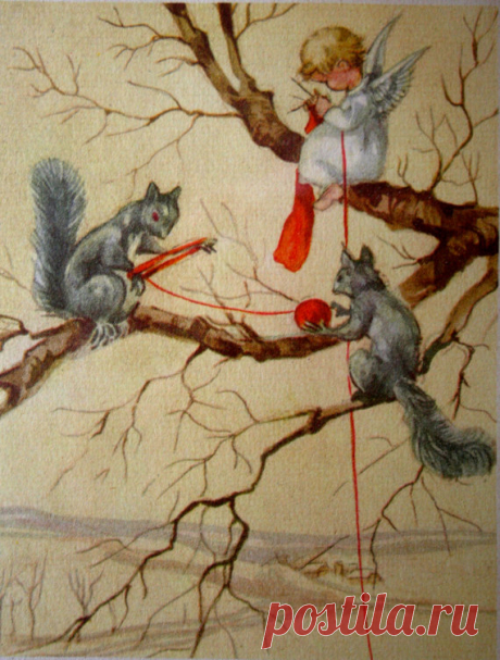 Angel Knitting Print от Fidlstix на Etsy