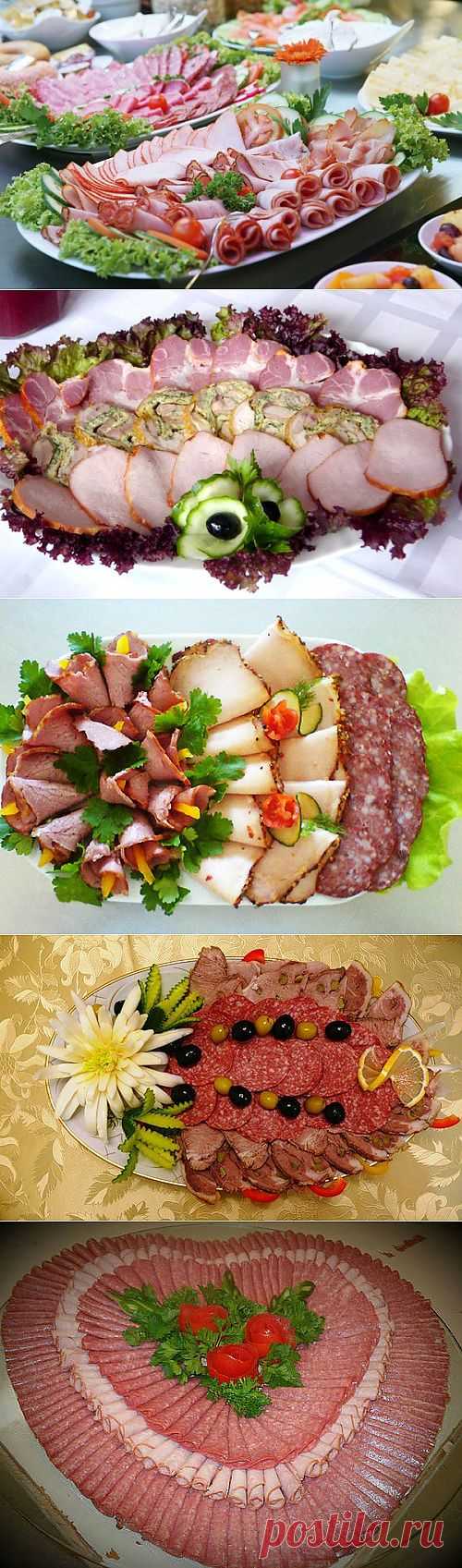 Красивое оформление мясных нарезок: идеи и примеры / Простые рецепты