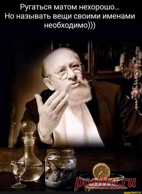 Ругаться матом нехорошо... Но называть вещи своими именами необходимо))) - ) / АйДаПрикол .)