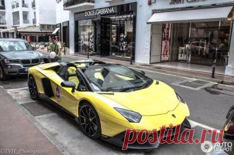 Lamborghini Aventador LP720-4 Roadster 50° Anniversario / Только машины