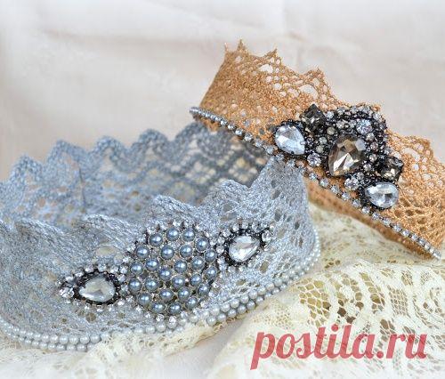 Кружевные короны на любой вкус!!! (быстро и просто!)