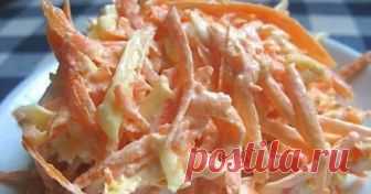 Морковный салат с яйцом — можно даже на ночь! Морковный салат с яйцом — можно даже на ночь! Ингредиенты: Морковь — 4 штук Яйца вареные — 6 штук Чеснок — 1-2 зубчика Сметана — 2 ст. ложек...