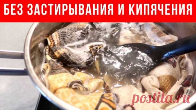 СТАРЫЕ, ГРЯЗНЫЕ кухонные полотенца стали как НОВЕНЬКИЕ, подсмотрела РЕЦЕПТ у корейской домохозяйки Друзья, очень простой, но действительно работающий рецепт стирки кухонных полотенец, без кипячения и утомительного застирывания.✔Делитесь пожалуйста этим видео с друзьями, им тоже это пригодится!!!