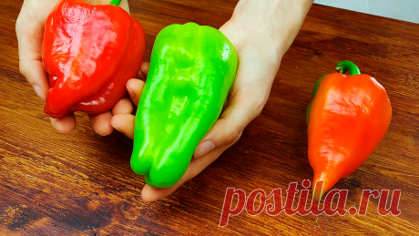 Салат из болгарского перца с кунжутом