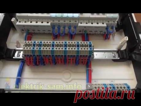 Электрощит с реле выбора фаз ПЭФ-301 и Zubr D2-40